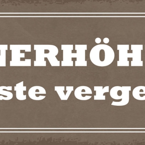 Schild Lohnerhöhung? Kannste Vergessen Geld Lohn Arbeit 27x10 Blech od.Holz
