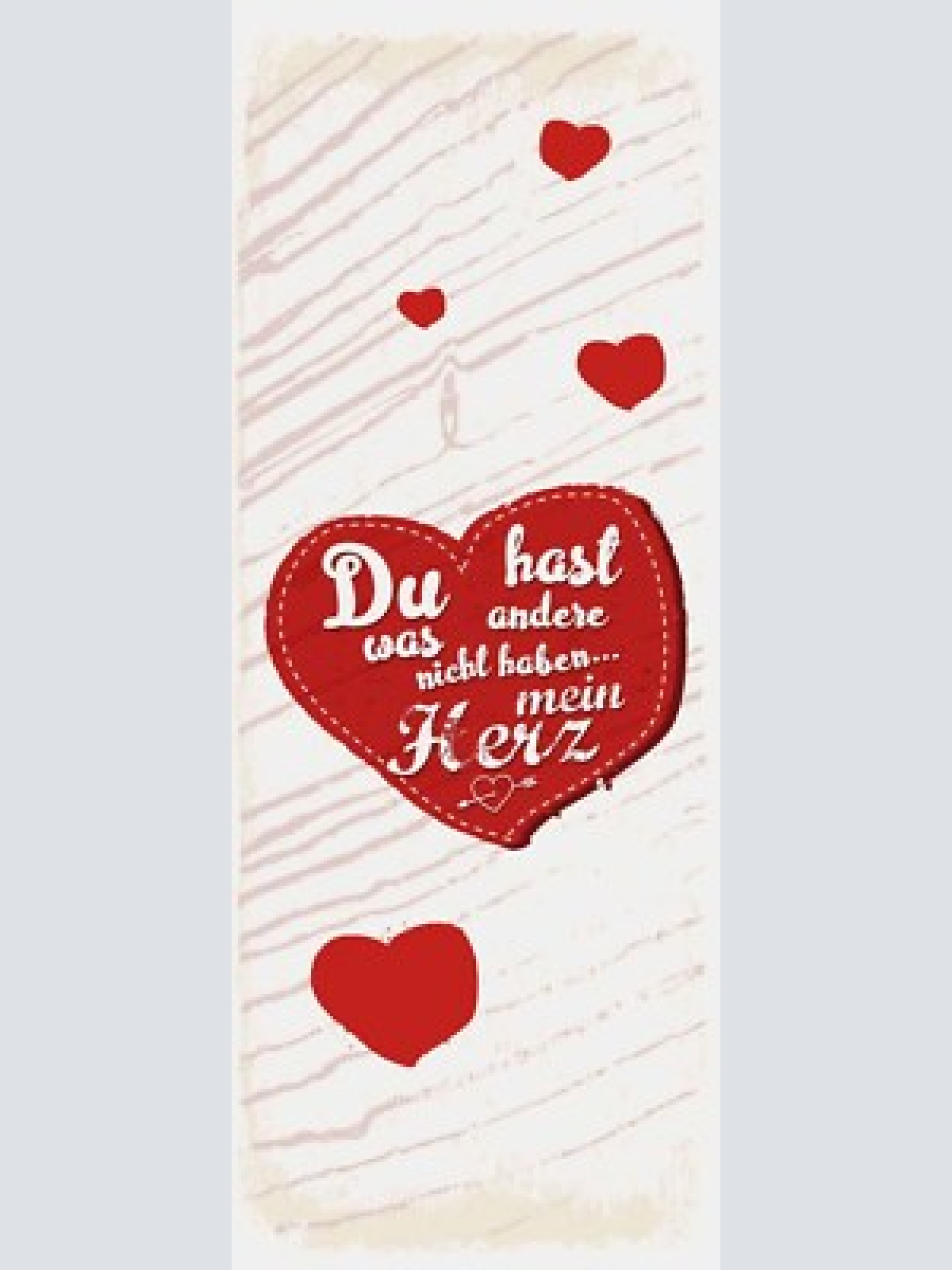 Schild du hast was andere nicht haben mein herz liebe paar 27x10 blech od.holz