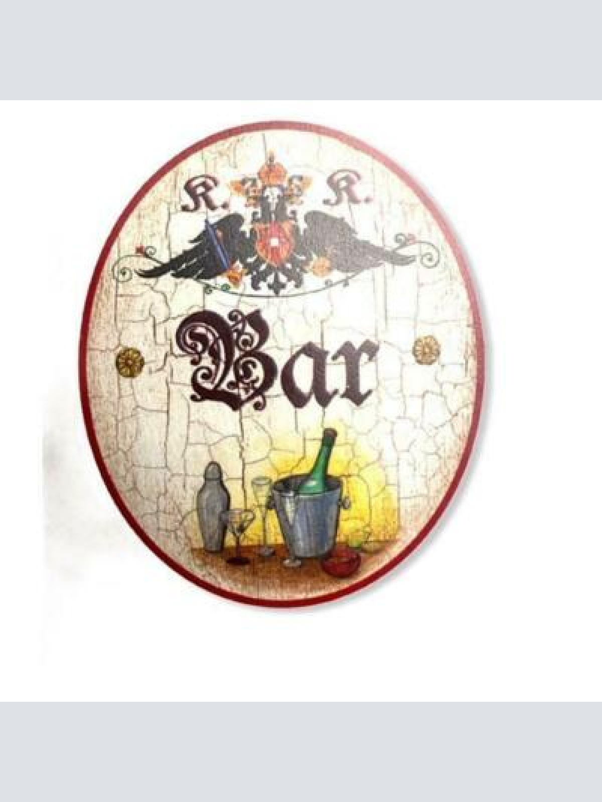 KuK Nostalgie Holzschild Bar Schild