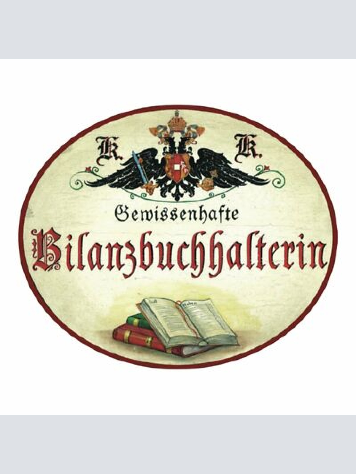 KuK Nostalgie Holzschild Buchhalter/in Bilanzbuchhalter/in