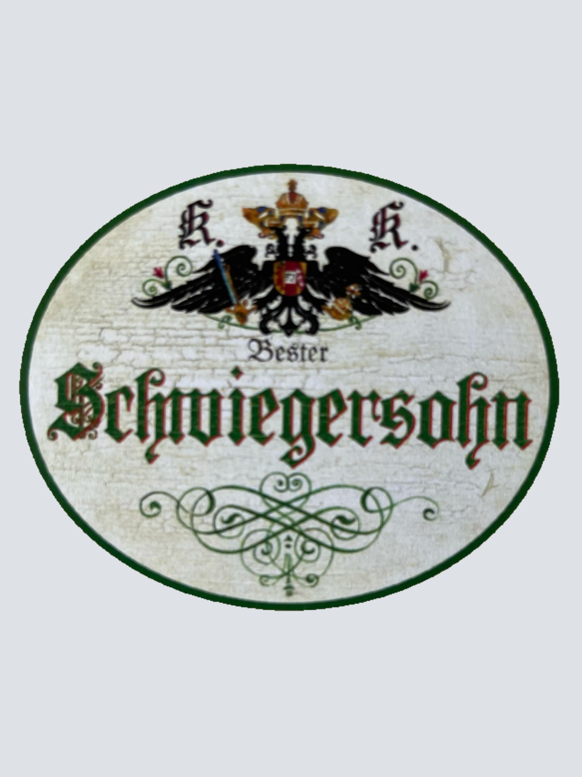 KuK Nostalgie Holzschild Bester Schwiegersohn Schwiegereltern Familie Schild