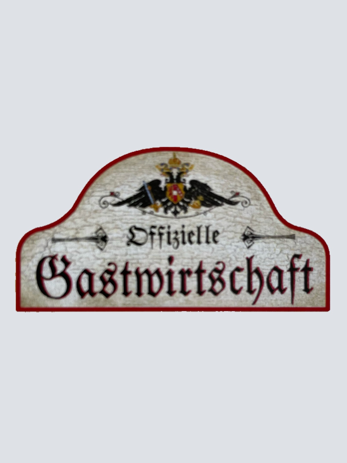 KuK Nostalgie Holzschild Offizielle Gastwirtschaft Wirt Wirtshaus Bier Schild