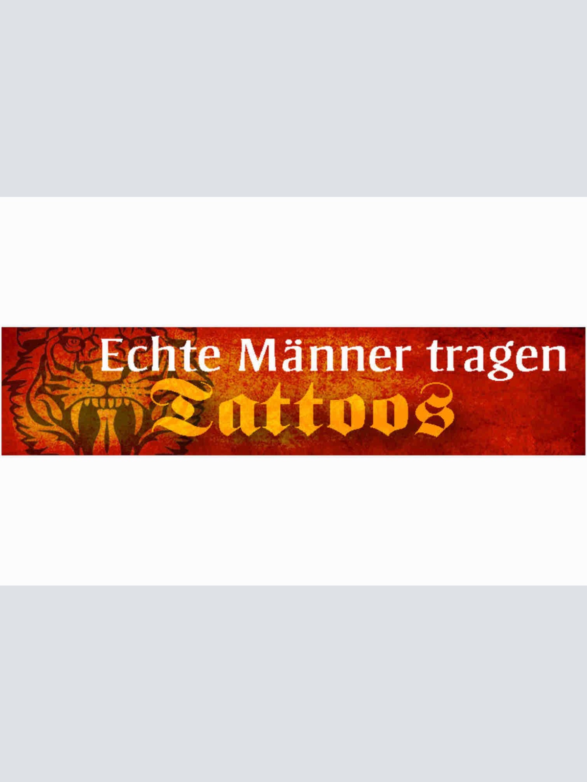 Schild Echte Männer Tattoos Tätowierung Tätowierter 46 x 10 Blech od. Holz