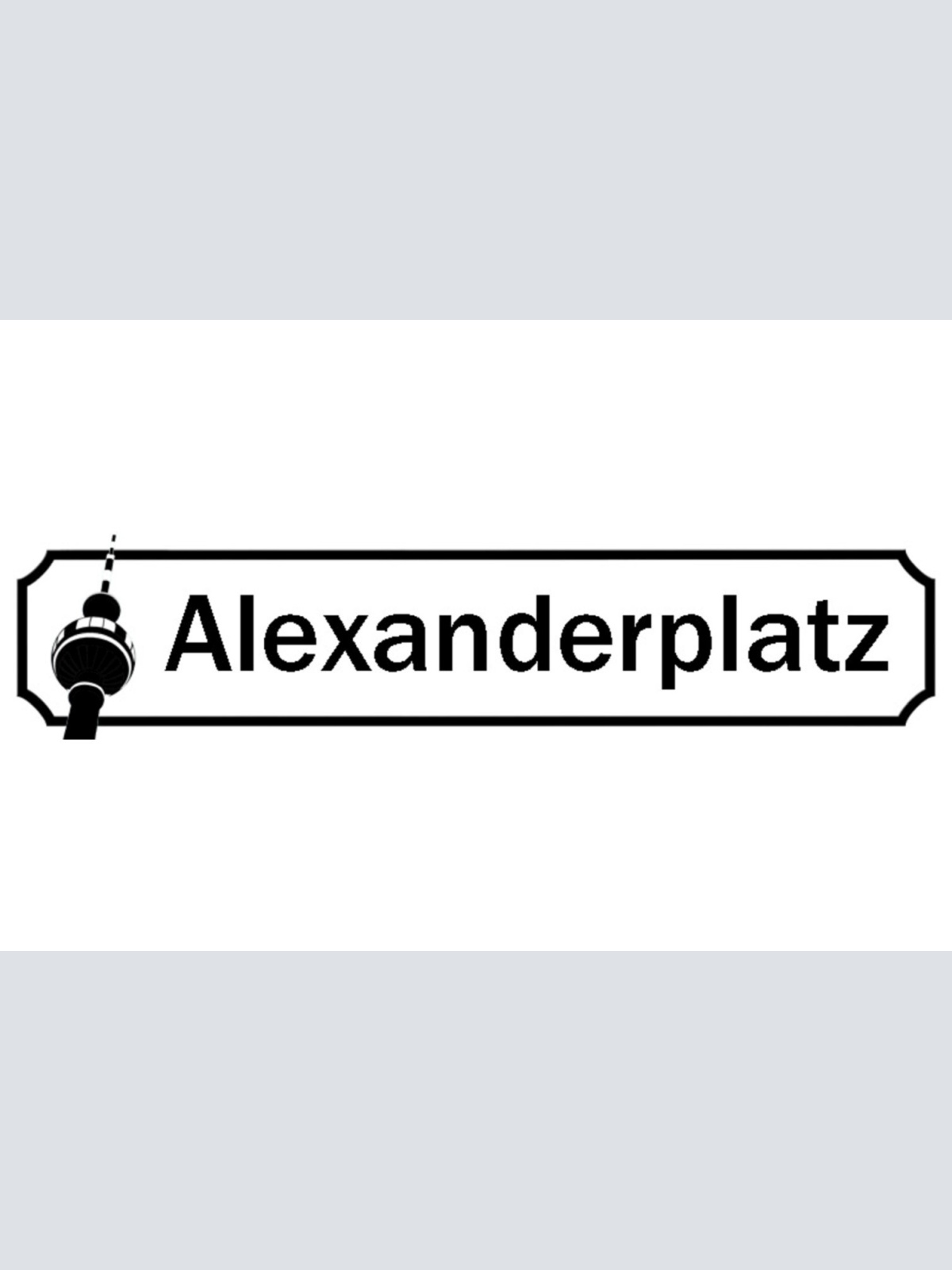 Schild Alexander Platz Berlin Stadt Deutschland Ort Straße 46 x 10 Blech od.Holz