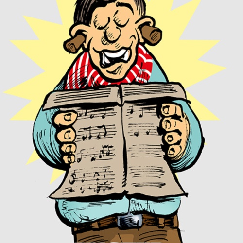 Schild Spruch My Lovely Mister singing club Mein lieber Herr Gesangsverein JW