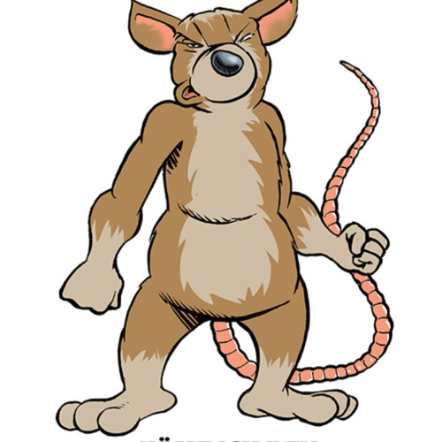 Schild Spruch Wenn alle das täten was sie mich könnten Käme nicht Ratte JW