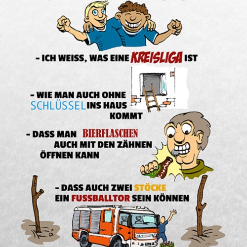 Schild Spruch Ich bin stolz ein Dorfkind zu sein Ich weiß was eine Kreisliga JW