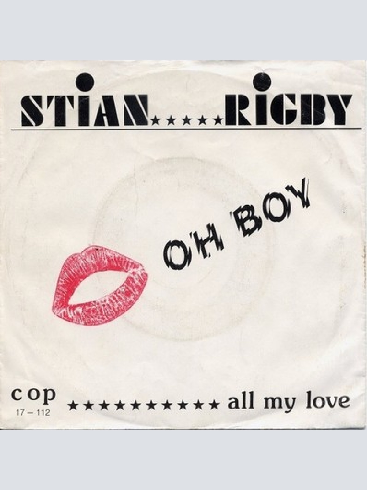 7", Single Stian Rigby - Oh Boy