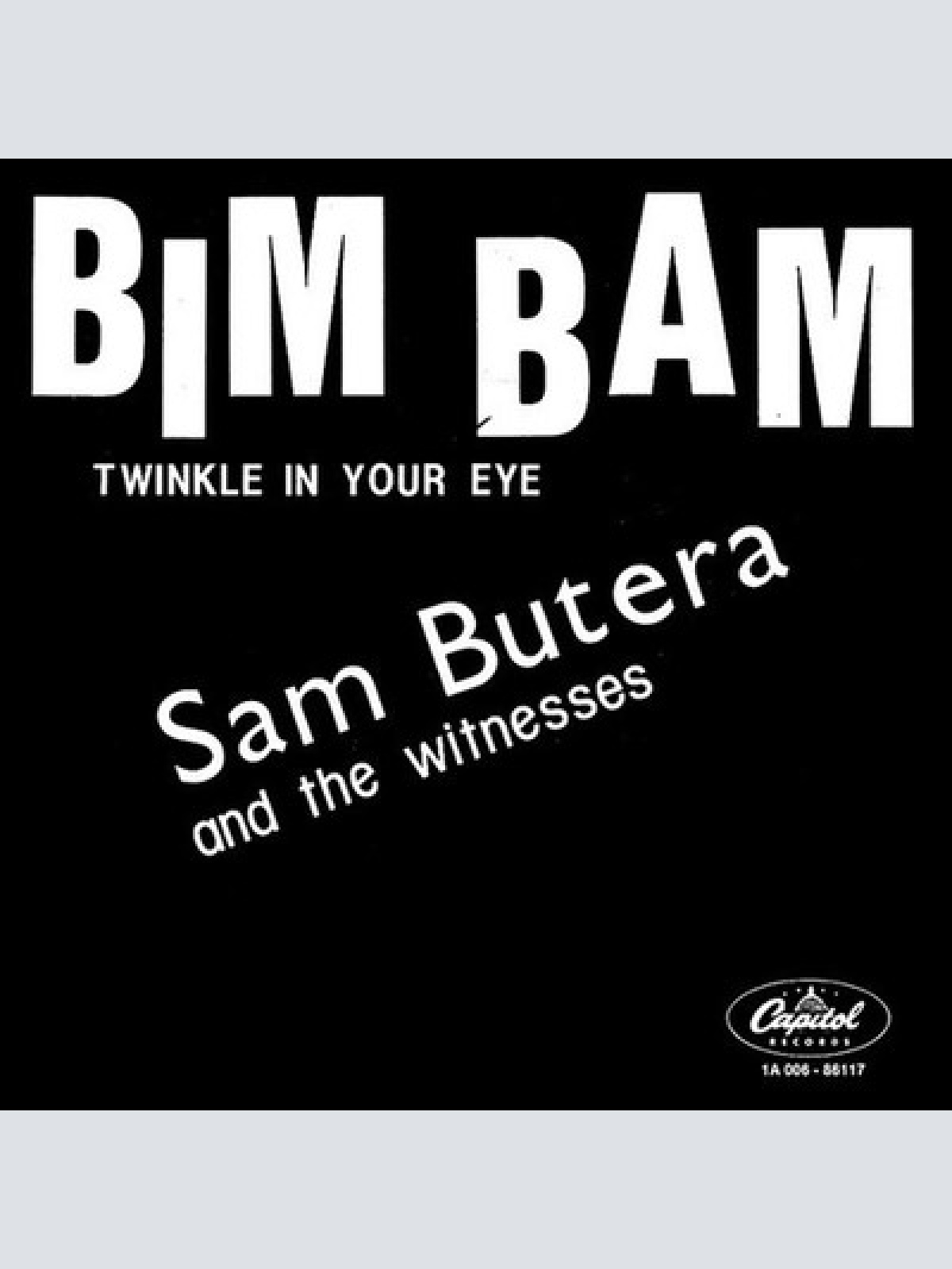 7", Single, RE Sam Butera And The Witnesses - Bim Bam / Twinkle In Your Eye