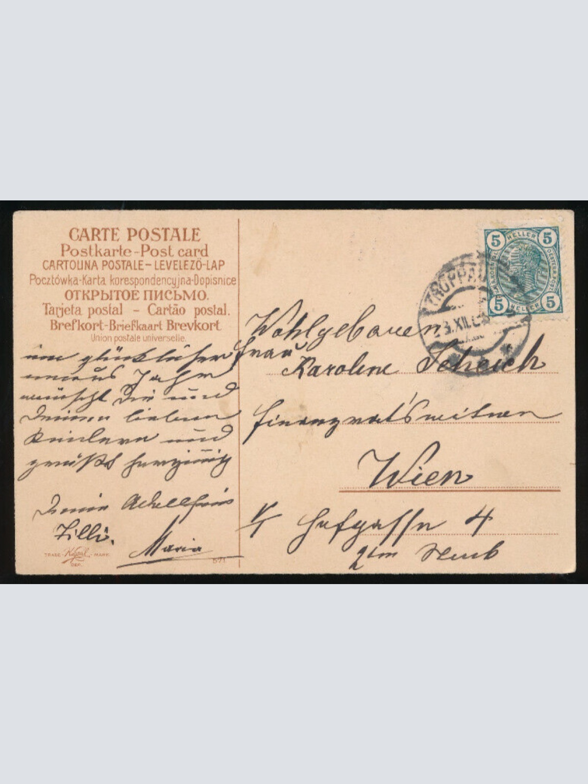 Glückwunsch-Karte Fröhliche Weihnachten mit Engel (614)