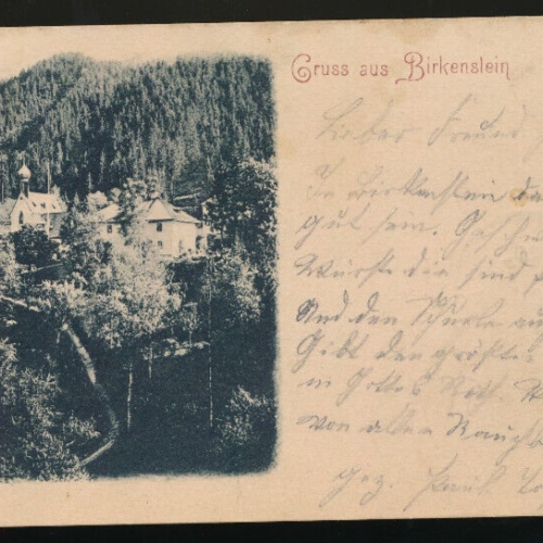 AK gruss aus Birkenstein Bayern Deutschland (600)