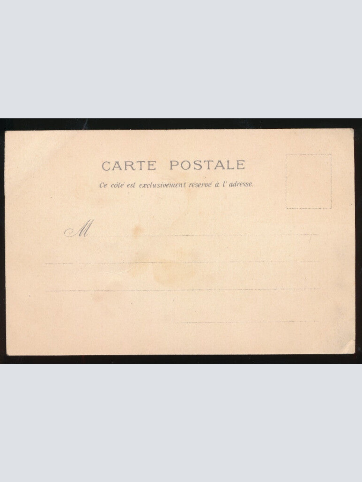 Litho-Karte aus Paris, Palais de la Hollande Frankreich (627)