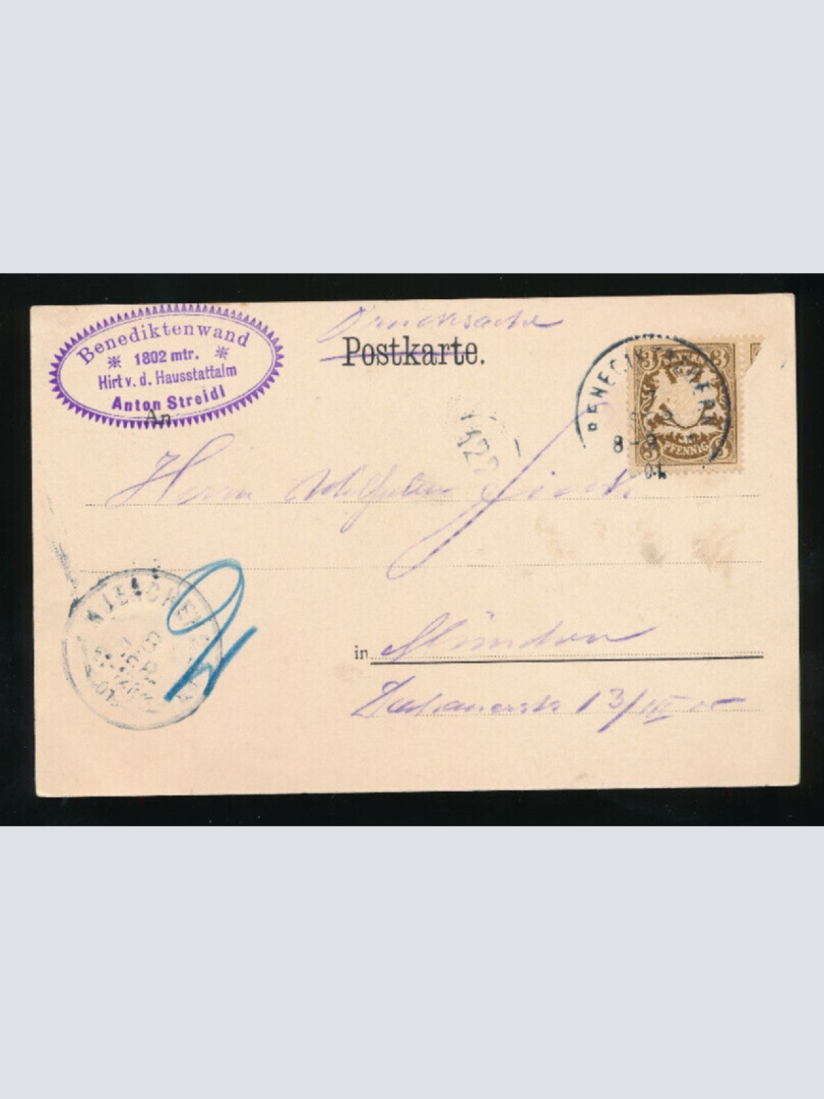 AK gruss von der Hausstattalm mehrbildkarte Bayern Deutschland (441)