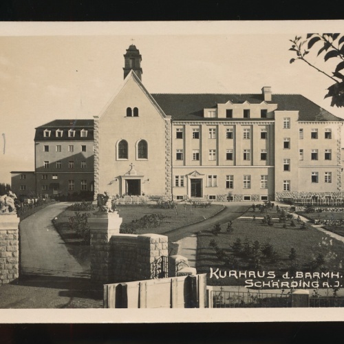 AK aus Schärding Kurhaus d. Barmherzigen. BR. Oberösterreich (415)