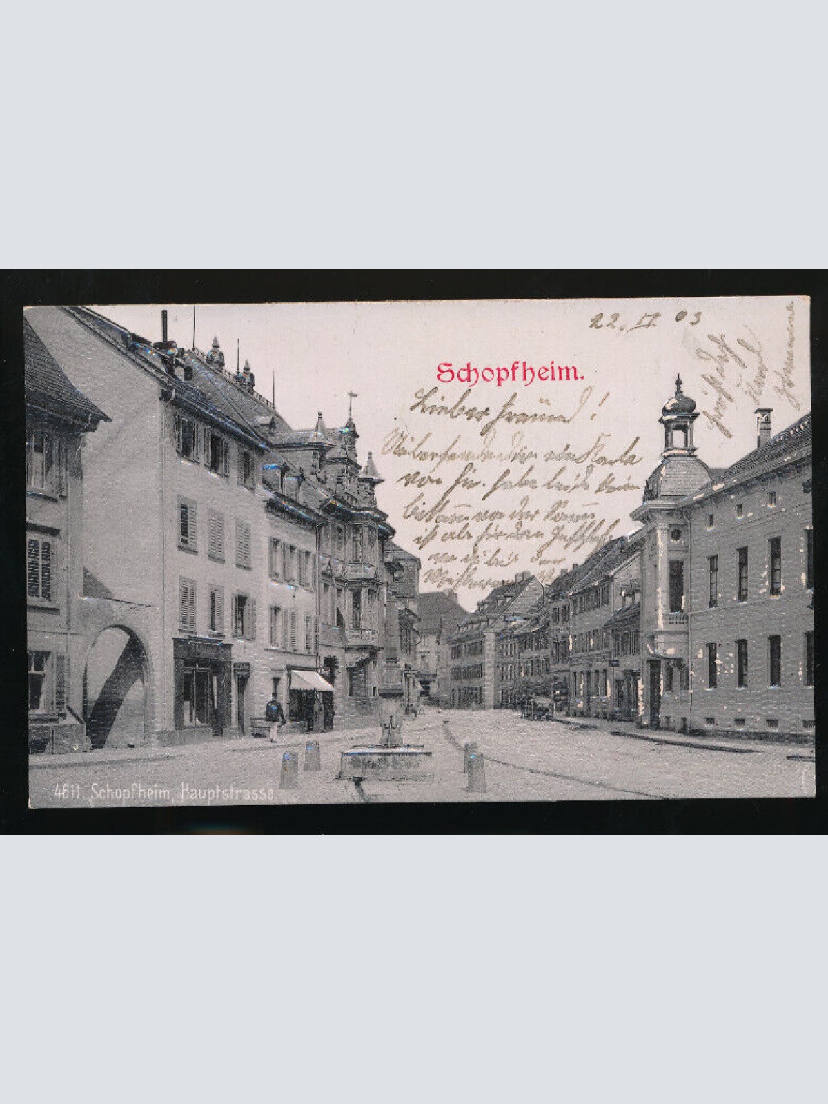 Relief - Karte aus Schopfheim Baden-Württemberg Deutschland (576)