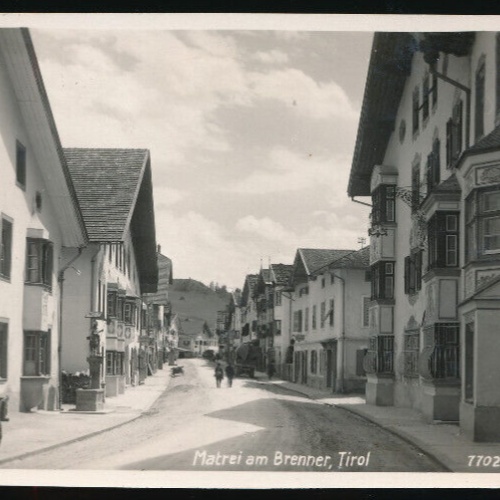 AK aus Matrei am Brenner StraßenansichtTirol (755)