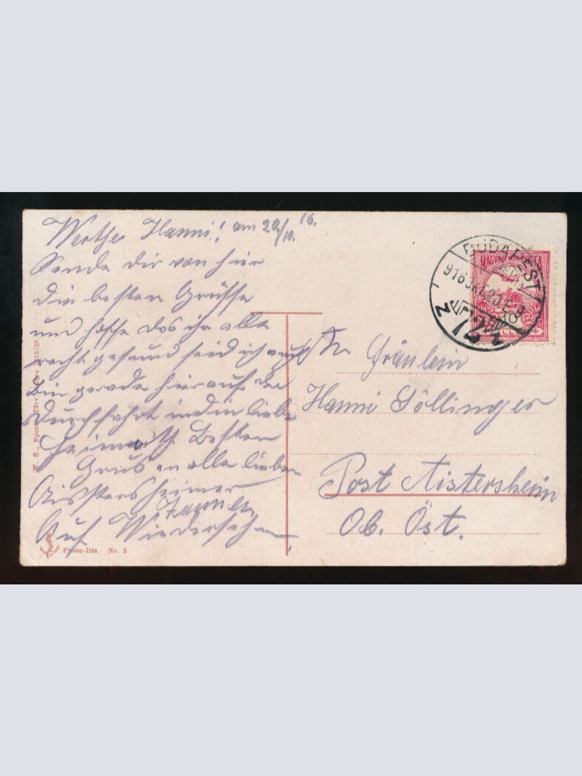 AK aus Budapest Alagut - Tunnel Ungarn (189)