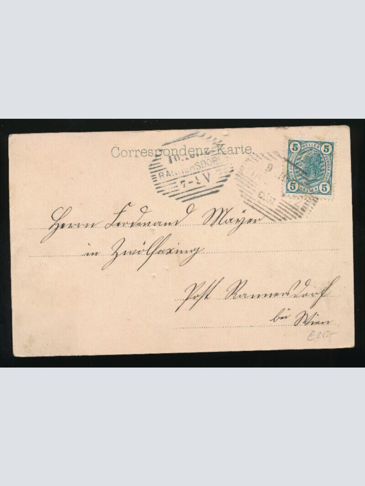 AK aus Eger unterer Marktplatz Tschechien (197)