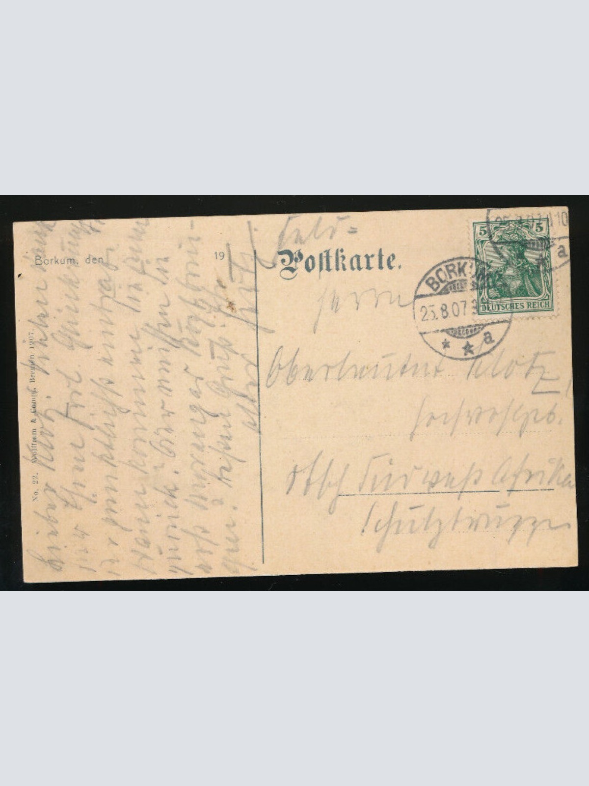 AK gruß aus Borkum Niedersachsen (173)