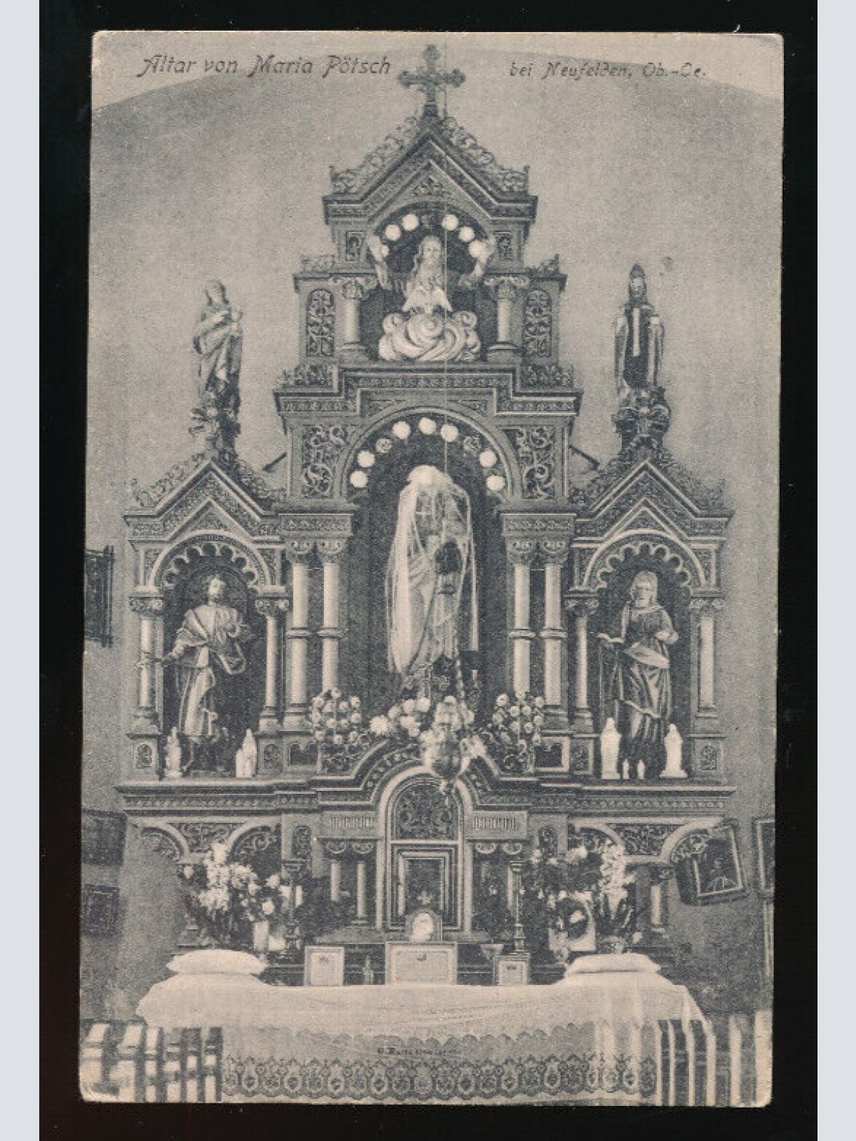 AK Altar von Maria Pötsch bei Neufelden Oberösterreich (421)