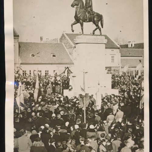 Pressefoto, Gewaltige Saar - Kundgebung am Deutschen Eck 1932 (P6)