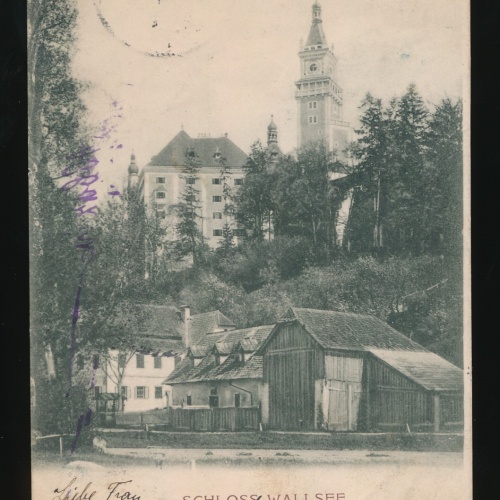 AK aus Amstetten mit Schloss Wallsee Niederösterreich (214)
