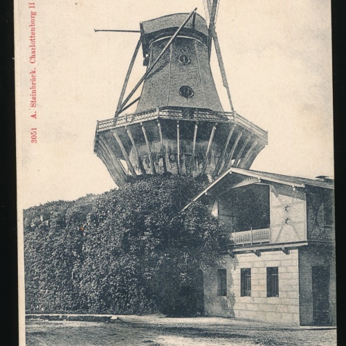 AK aus Potsdam Brandenburg mit Historischer Windmühle Deutschland (287)