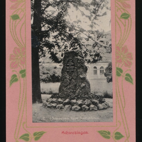 Jugenstil-Karte aus Schwetzingen Baden-Württemberg  (46)