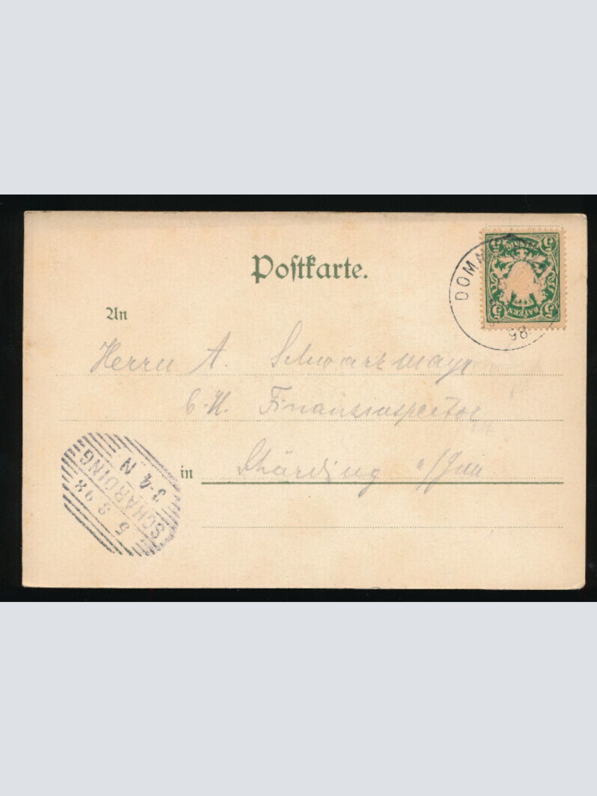 AK gruss aus Neuburg Gasthaus zum Hofwirt Bayern (14)