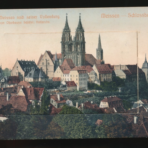 Leporello-Karte aus Meissen - Meißen Schlossberg (203)