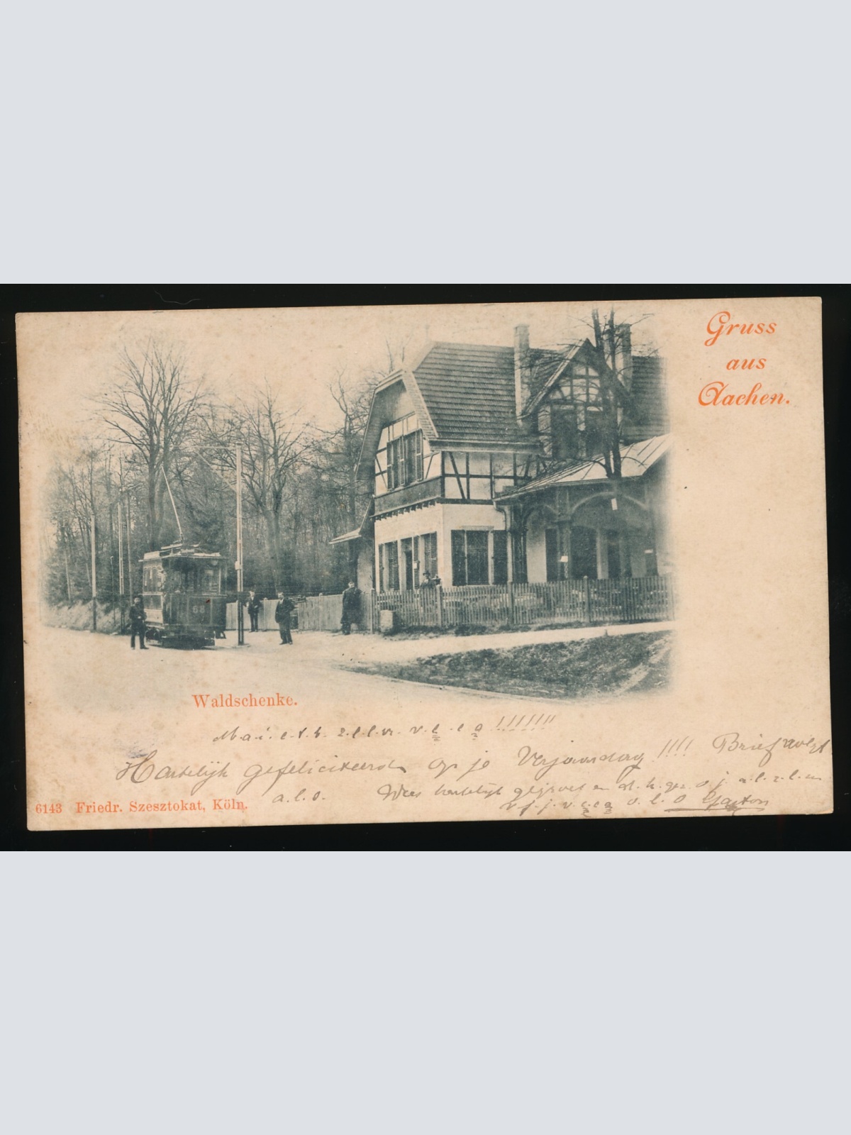 AK gruss aus Aachen Waldschenke N.R.W (31)