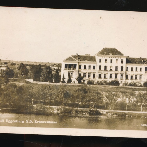 AK aus Eggenburg mit Krankenhaus Niederösterreich (407)