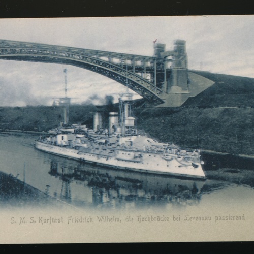 AK vom der S.M.S. Kurfürst Freidrich Wilhelm Dampfer (247)