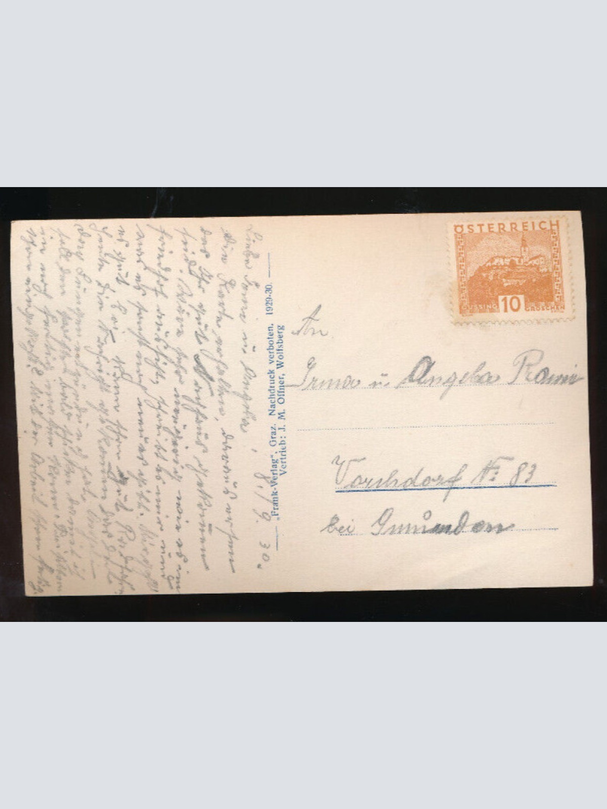 AK aus Wolfsberg Partie an der Lavant Kärnten (402)