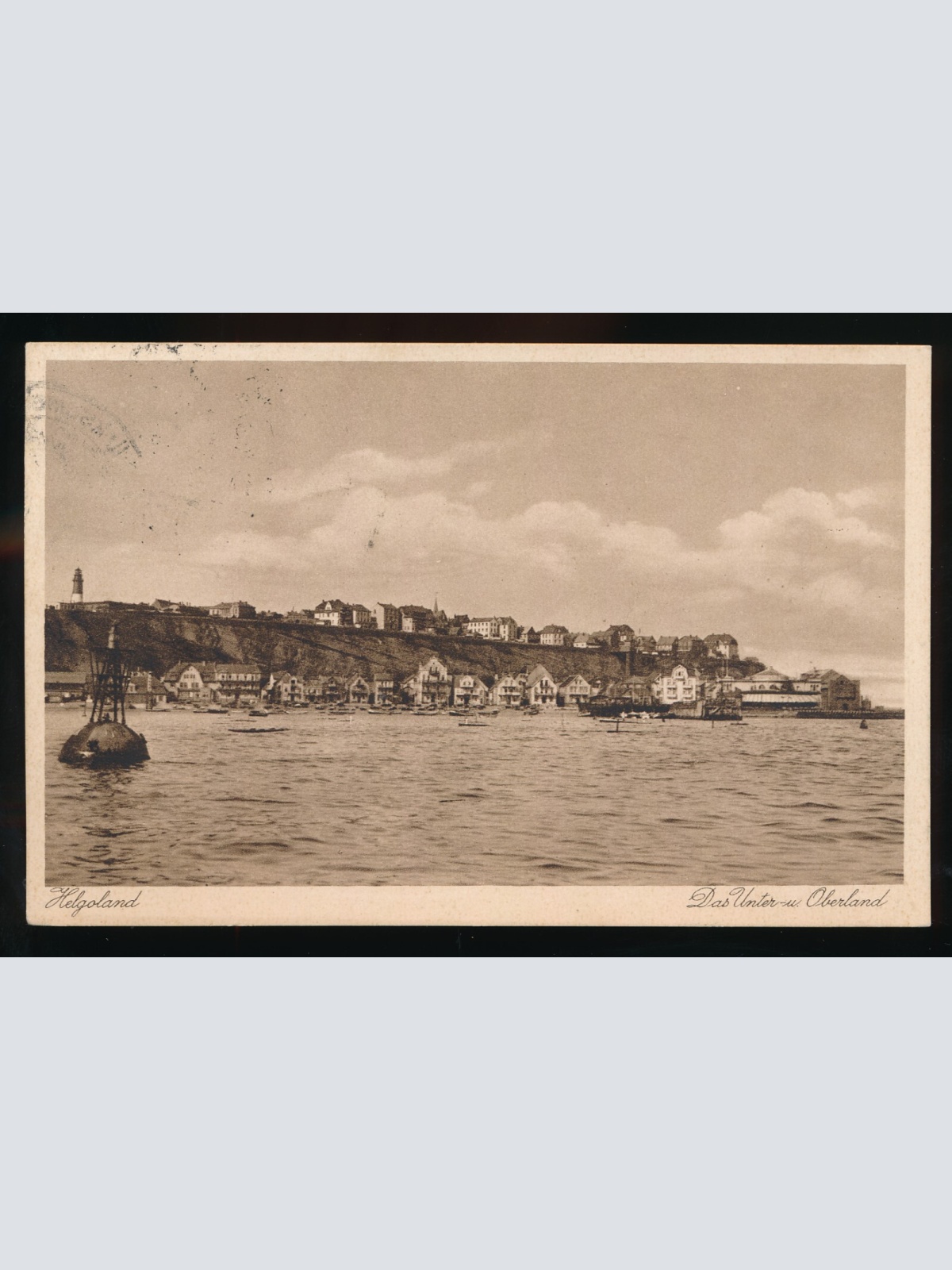 AK aus Helgoland das unter und oberland Schleswig-Holstein (261)