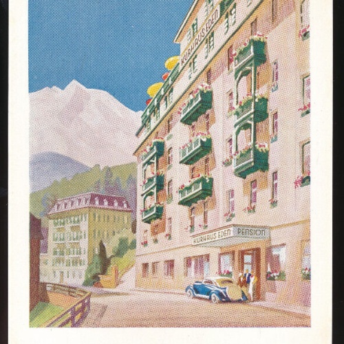 AK aus Bad Gastein Kurhaus Pension Eden Salzburg (958)