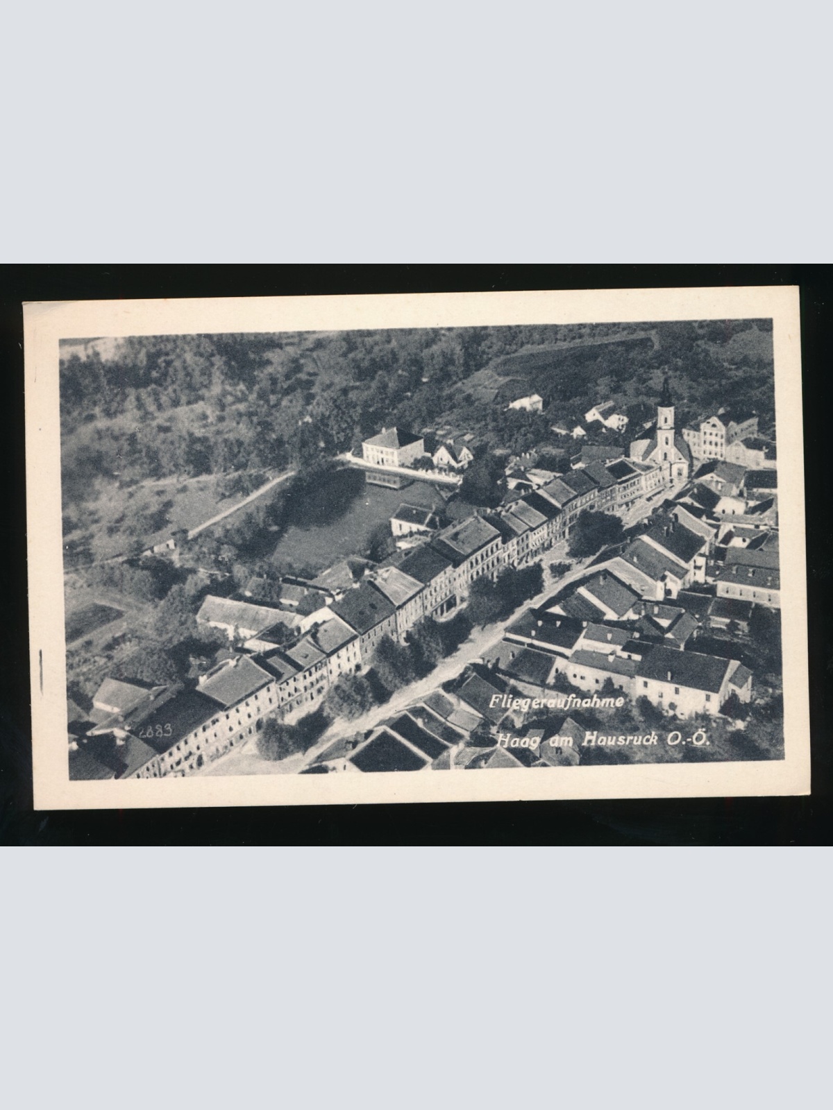 AK aus Haag am Hausruck Fliegeraufnahme Oberösterreich (411)