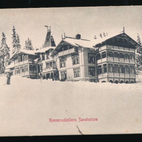 Winter - Karte vom Konnerudkollens Sanatorium Norwegen (926)