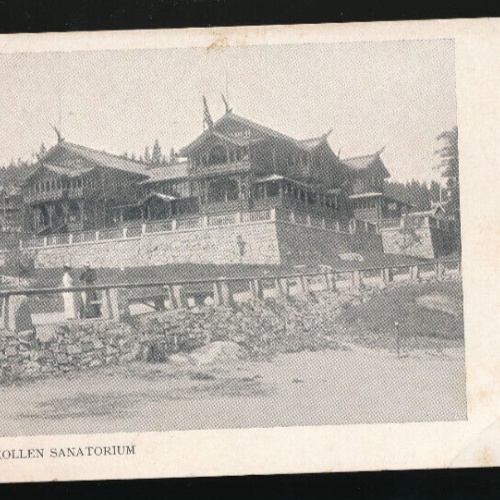AK aus Holmenkollen Sanatorium Norwegen (925)