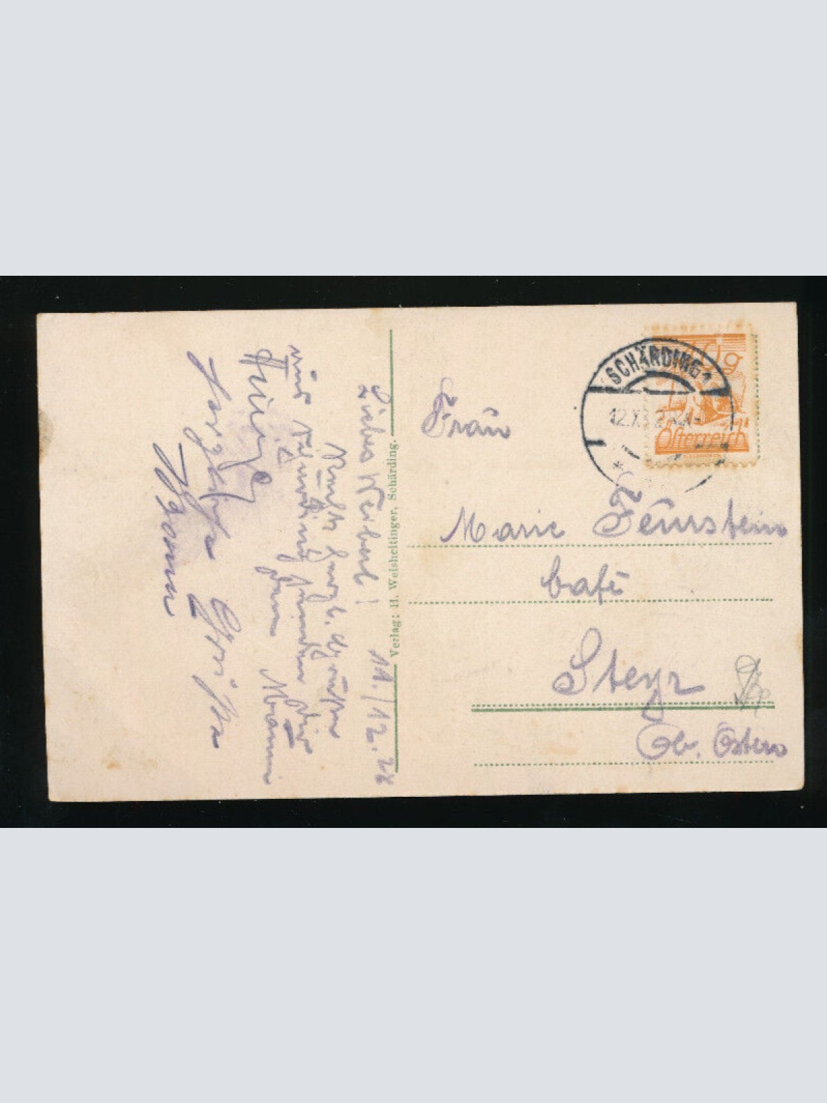 AK aus Schärding am Inn Stadtplatz Oberösterreich Österreich (428)