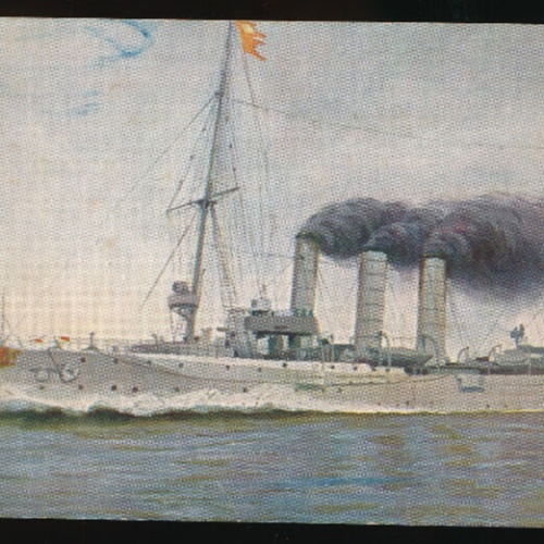 AK vom S.M. Kreuzer Hamburg Kriegsschiff 1903 (897)