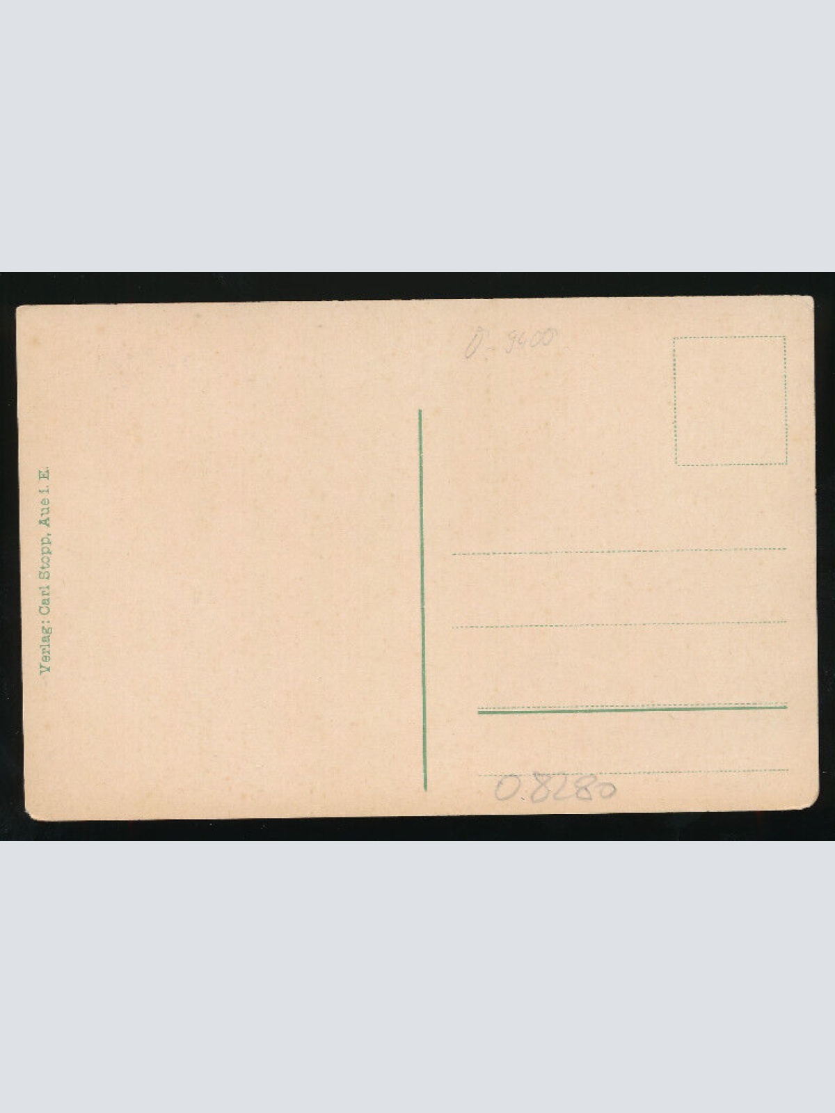 AK aus Aue Bismarckstraße Sachsen (878)