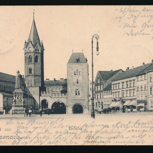 AK gruss aus Eisenach Thüringen Deutschland (479)