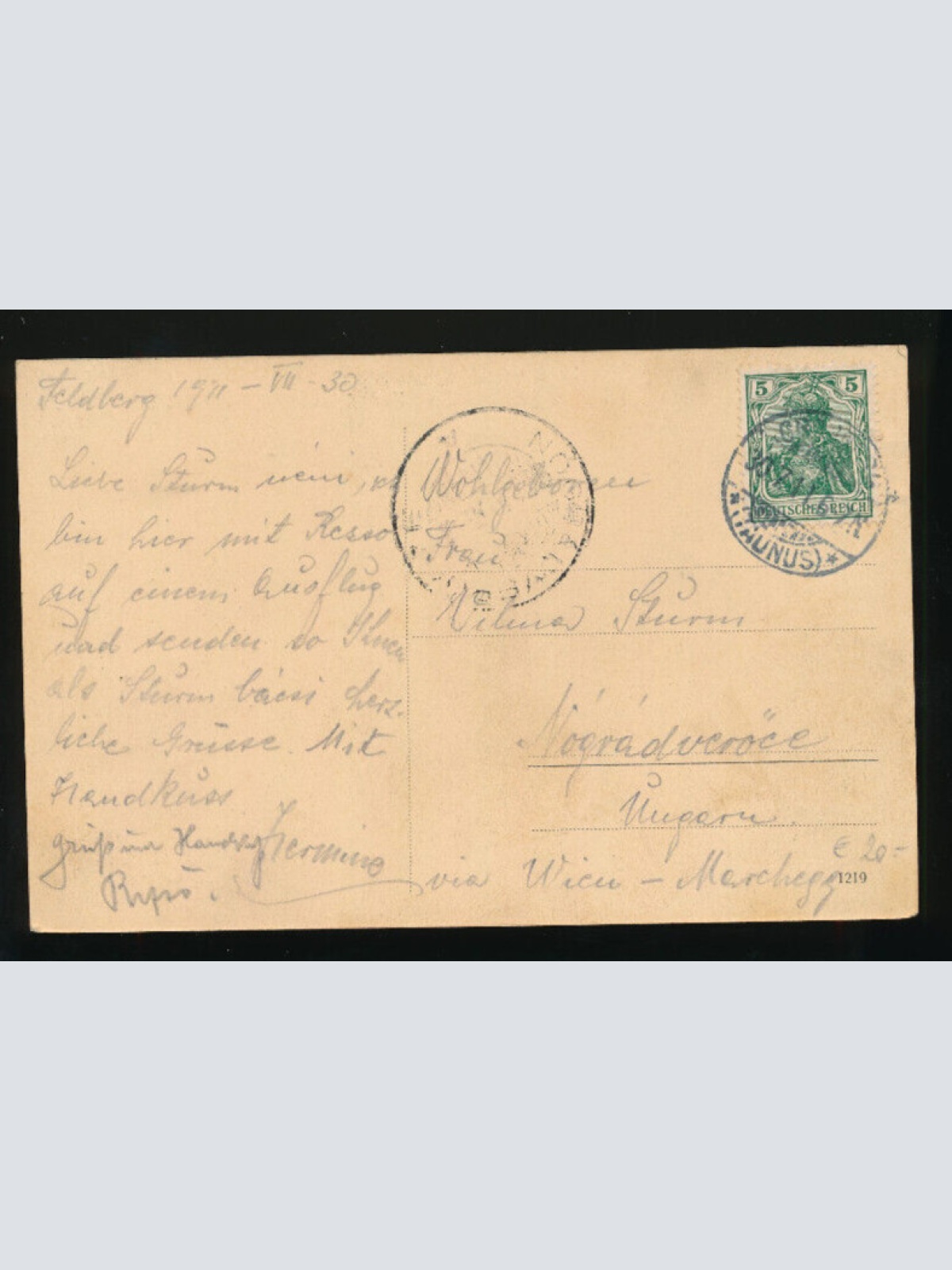 AK aus Feldberg Altes Feldberghaus Baden-Württemberg (201)