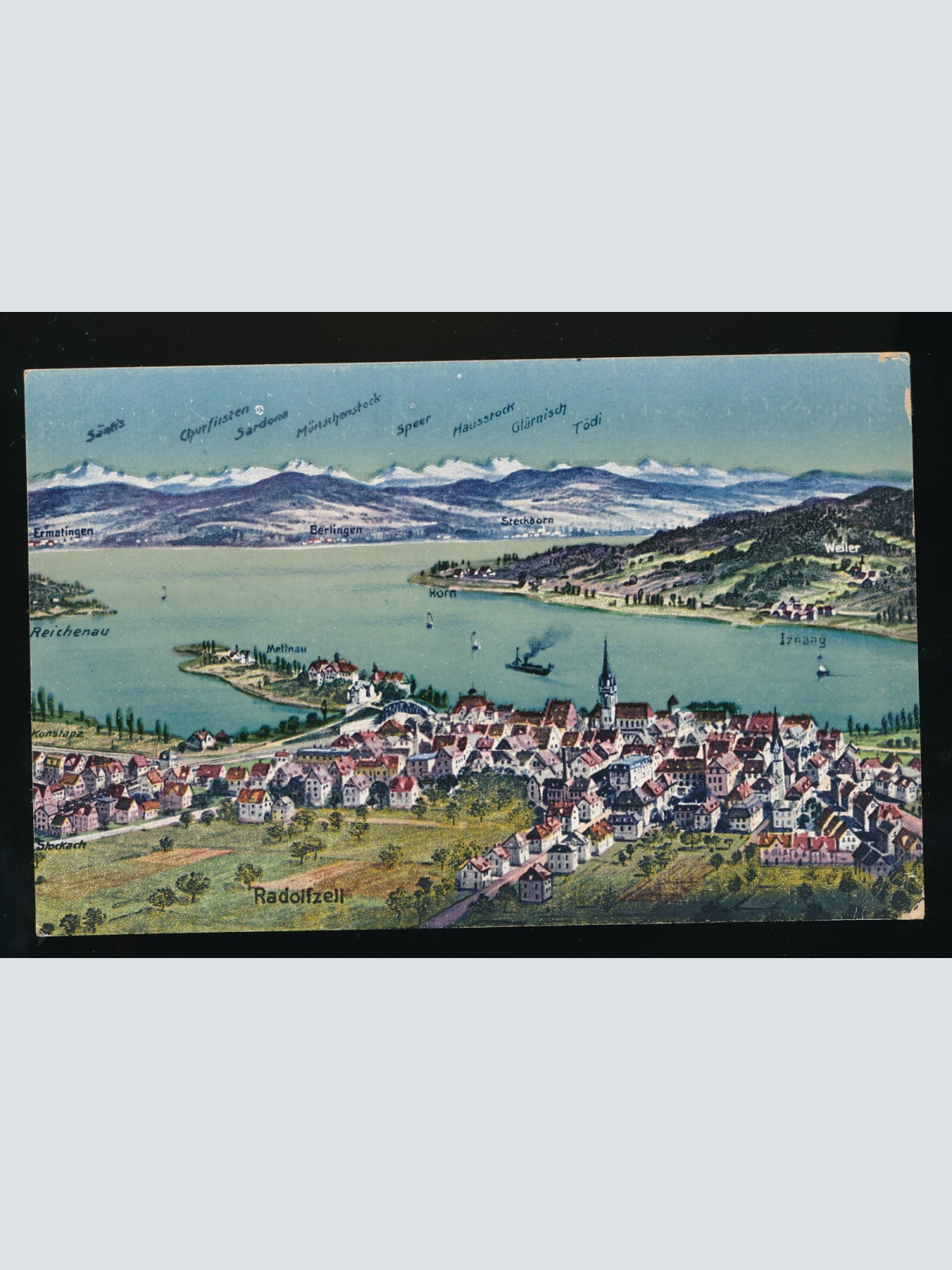 AK aus Radolfzell, Fliegeraufnahme Baden-Württemberg Deutschland (330)