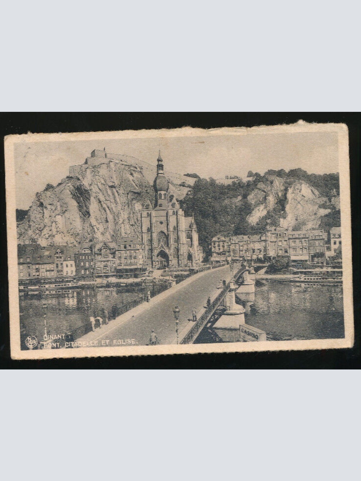 AK aus Dinant Pont Citadelle et Eglise Belgien (1113)