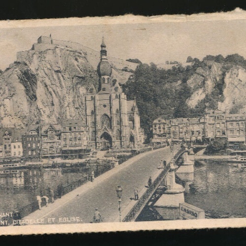 AK aus Dinant Pont Citadelle et Eglise Belgien (1113)