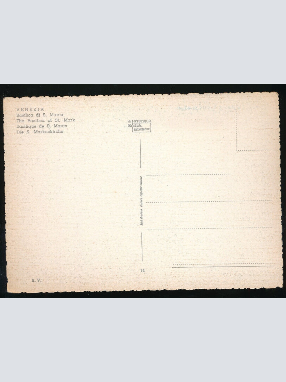 AK aus Venezia - Venedig Venetien Taubenfütterun Italien (1119)