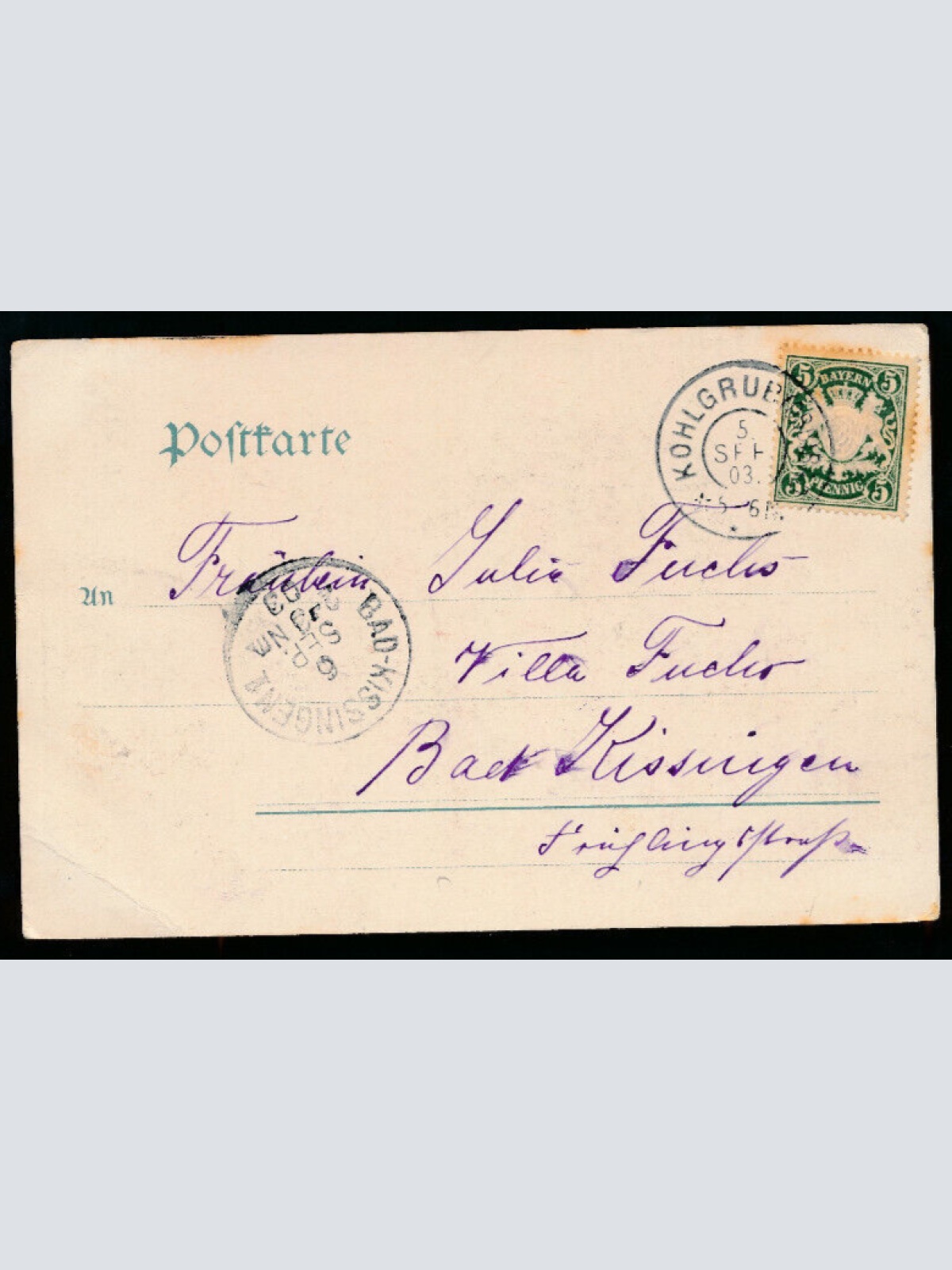 AK gruss aus Kohlgrub Bayern (1088)