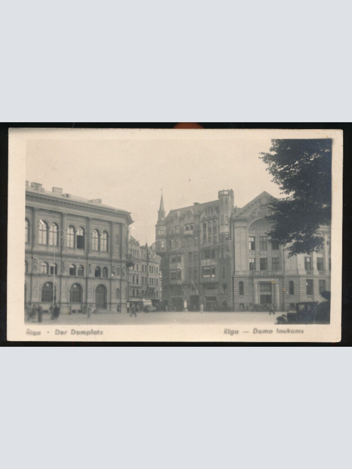 AK aus Riga der Domplatz Lettland (1151)